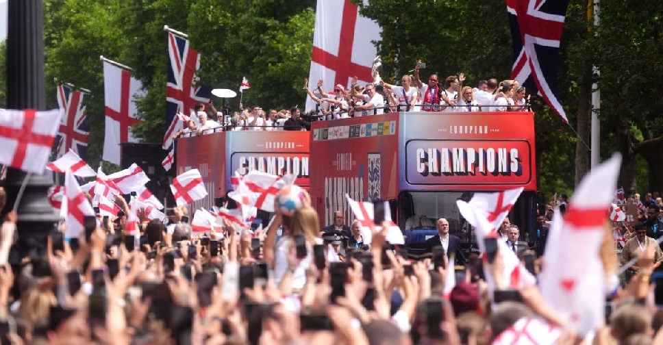 Thousands gather to watch 'Lionesses' mark Euro win with London parade