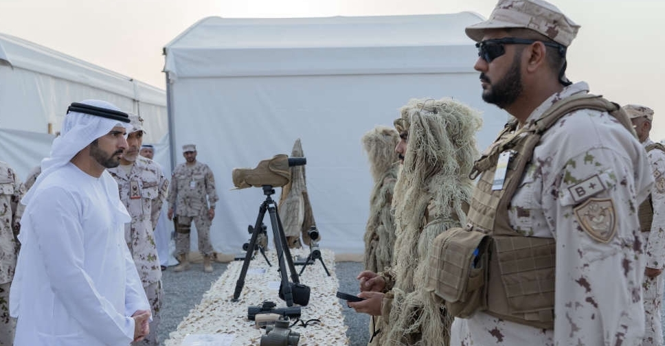 H.H. Sheikh Hamdan praises UAE National Service recruits' military skills