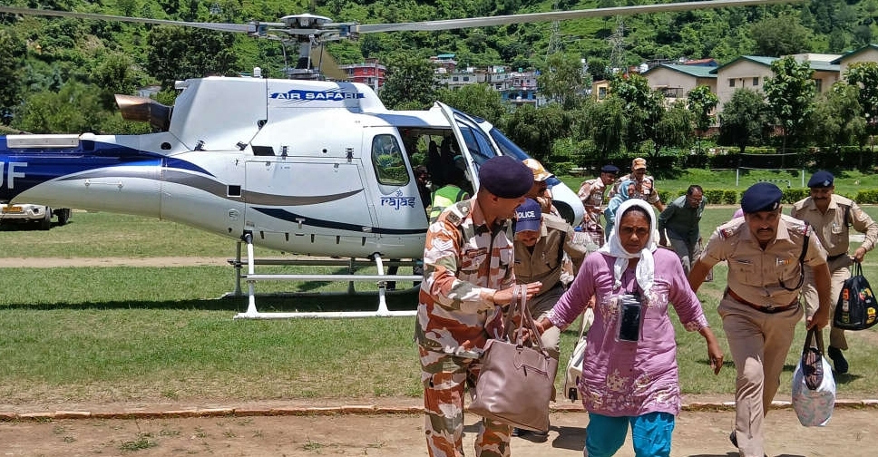 India uses helicopters to speed up rescue efforts in flood-hit parts