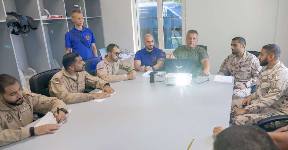UAE rescue team, Albanian officials coordinate to battle wildfires