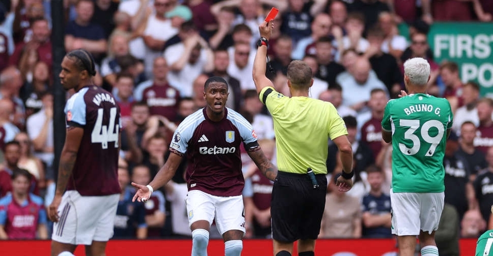 Ten-man Aston Villa earn 0-0 draw with Newcastle