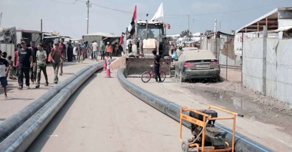 UAE's 'Lifeline' project progresses to ease Gaza water shortage