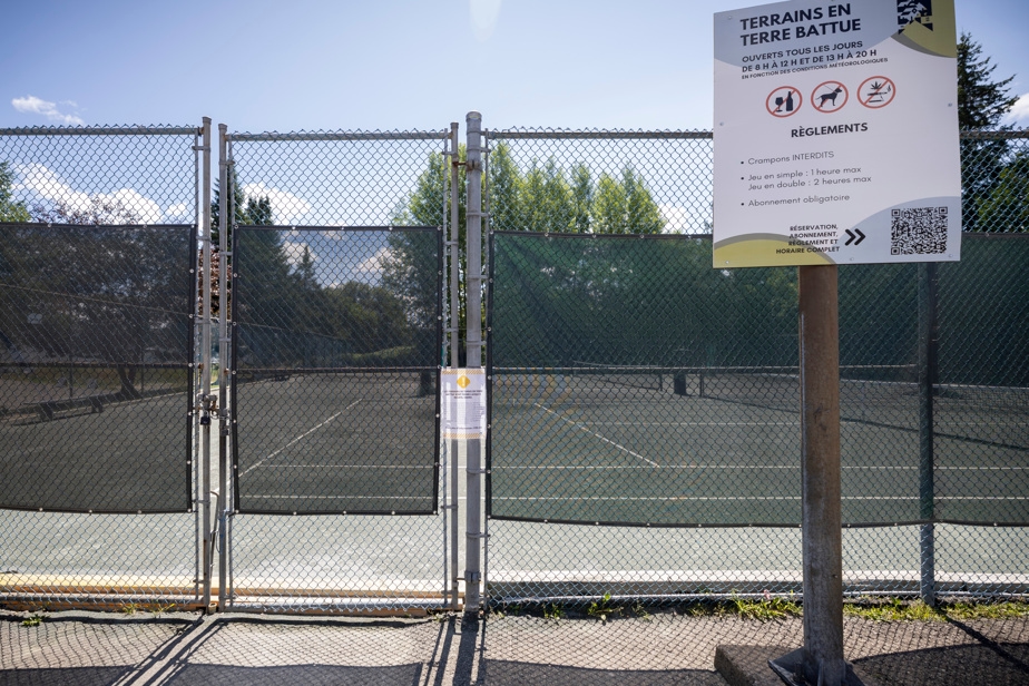 Les fermetures de terrains de tennis se multiplient