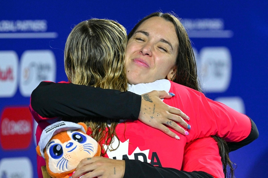 Mary-Sophie Harvey médaillée de bronze au 200 m quatre nages