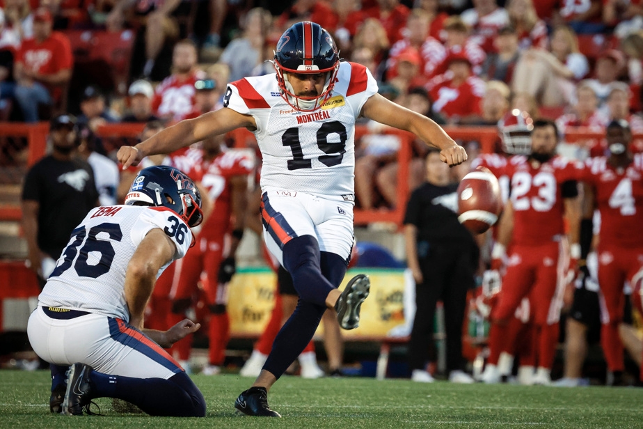 Le botteur des Alouettes Jose Maltos était prêt pour son moment face aux Stampeders