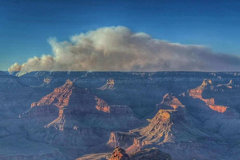 Une partie du Grand Canyon ravagée par un incendie depuis un mois