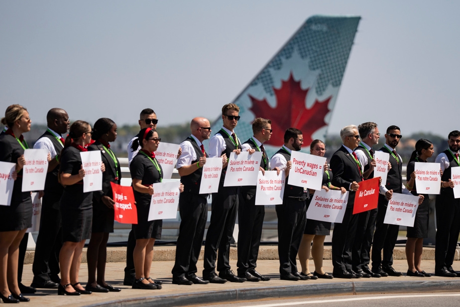 Les agents de bord d'Air Canada déclencheront une grève samedi