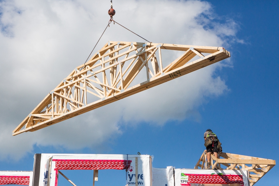 Le rythme annuel des mises en chantier a augmenté de 0,4 % en juin