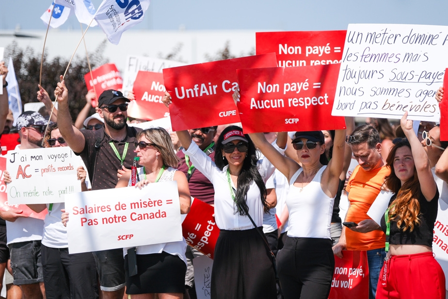 Les agents de bord défient le retour au travail