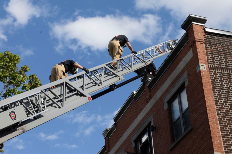 Un bâtiment à risque de s'effondrer dans le Plateau-Mont-Royal