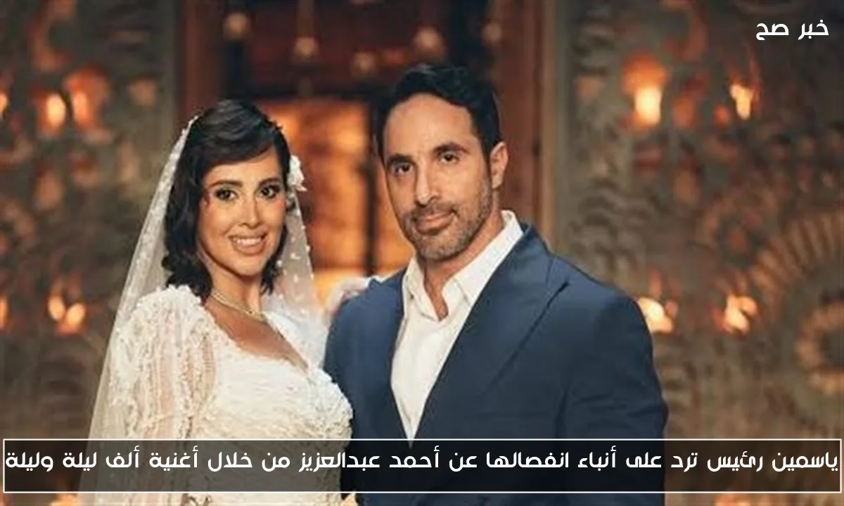 ياسمين رئيس ترد على أنباء انفصالها عن أحمد عبدالعزيز من خلال أغنية ألف ليلة وليلة