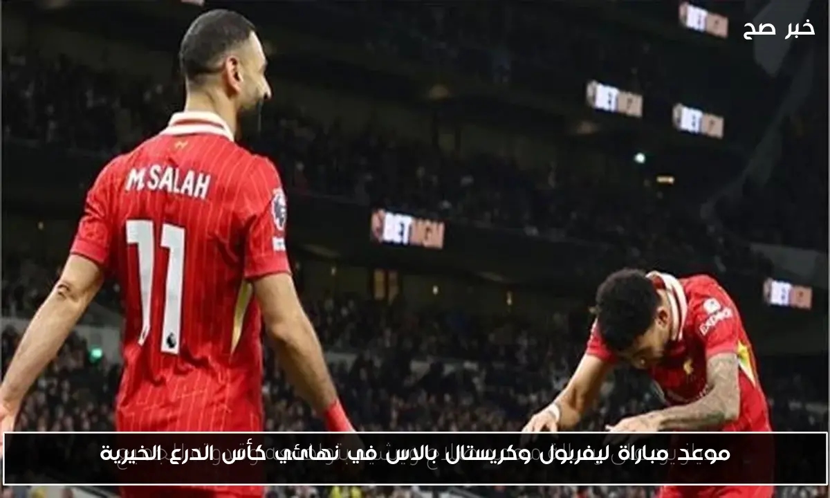 موعد مباراة ليفربول وكريستال بالاس في نهائي كأس الدرع الخيرية