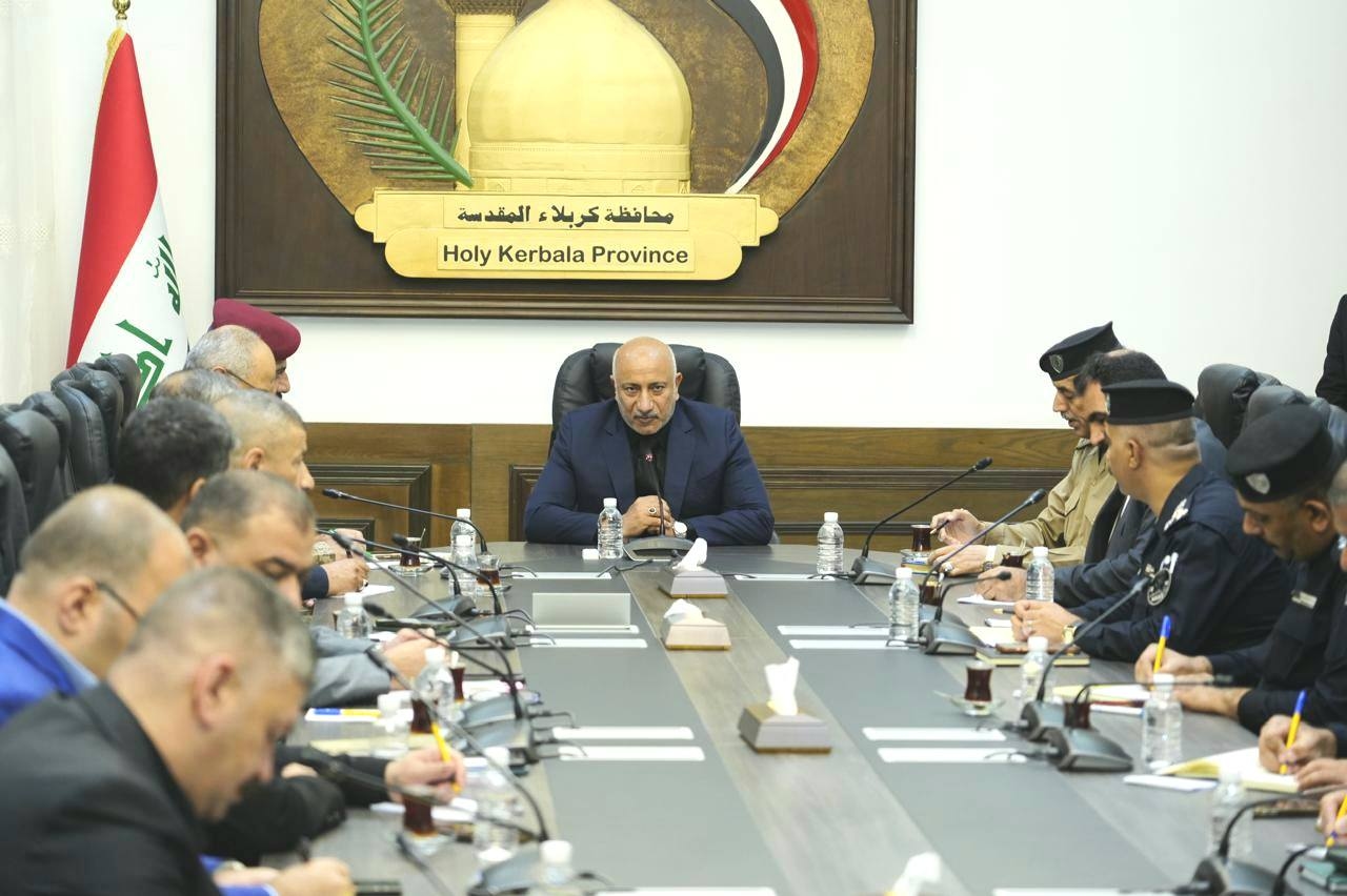 محافظ كربلاء يجدد الدعم الكامل لمديرية الدفاع المدني بحق المخالفين