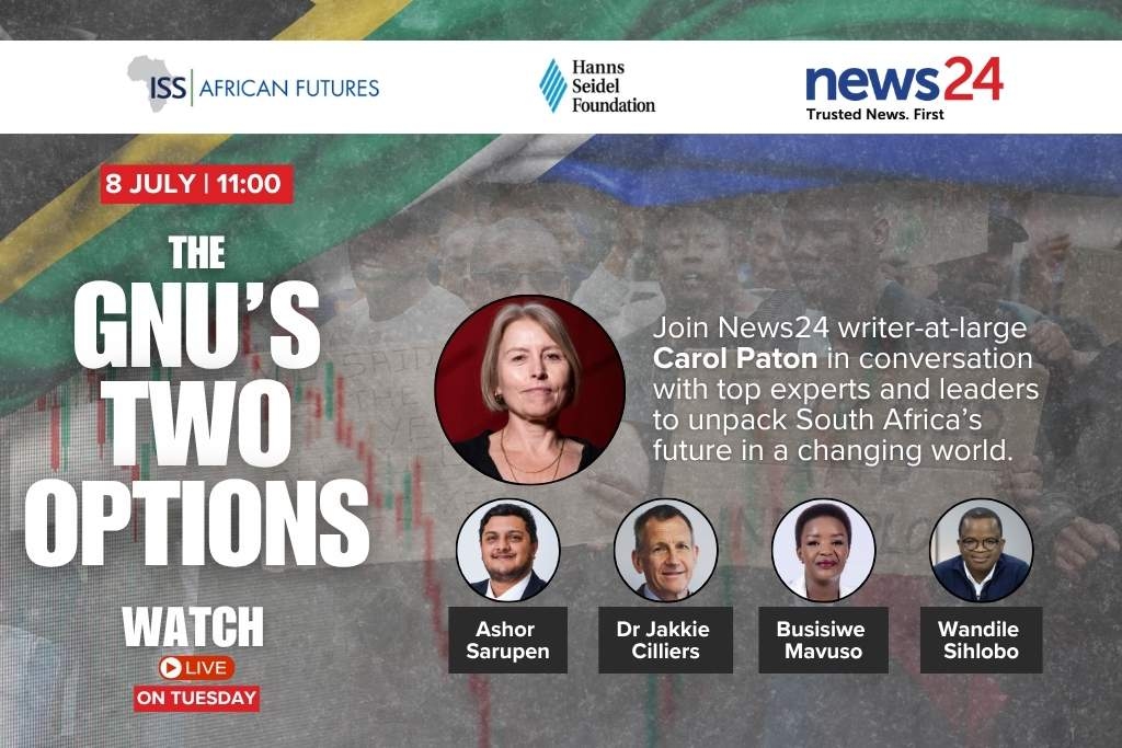 GNU at a crossroads: Join News24's Carol Paton and others as they discuss SA's future