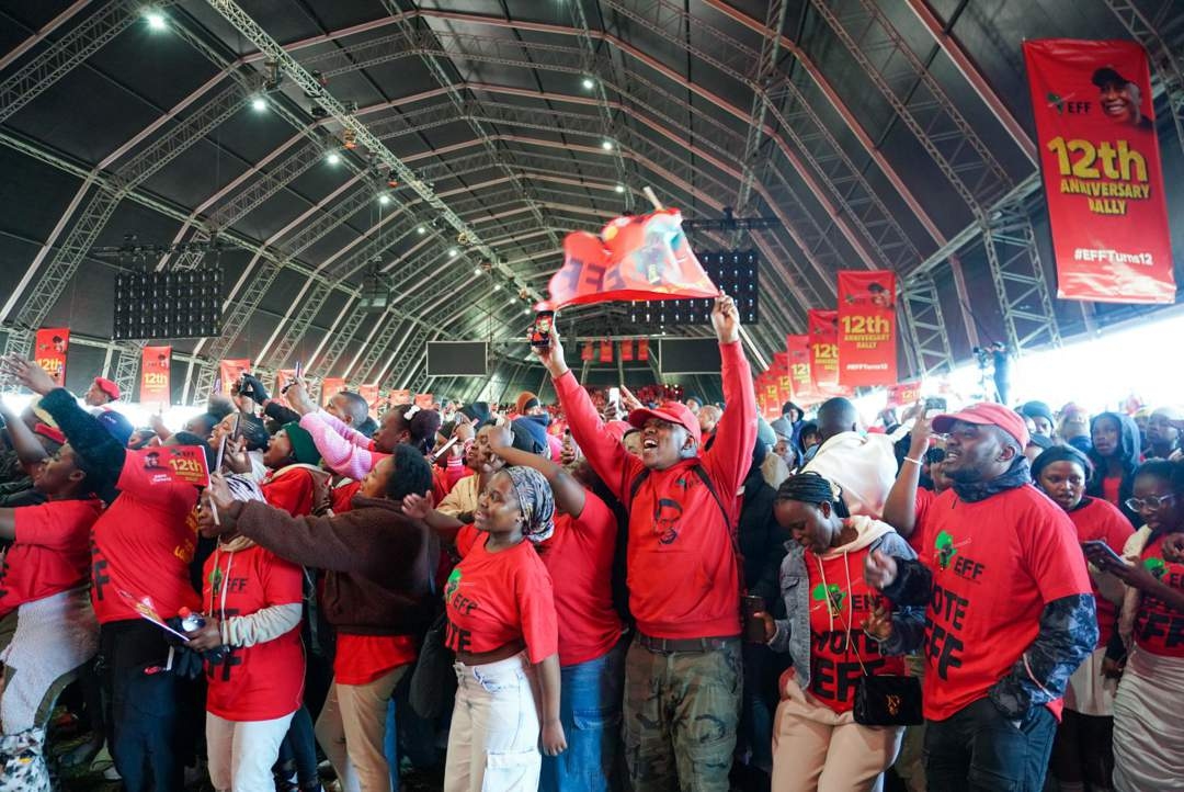 EFF celebrates 12th birthday in Cape Town with more than 10k supporters