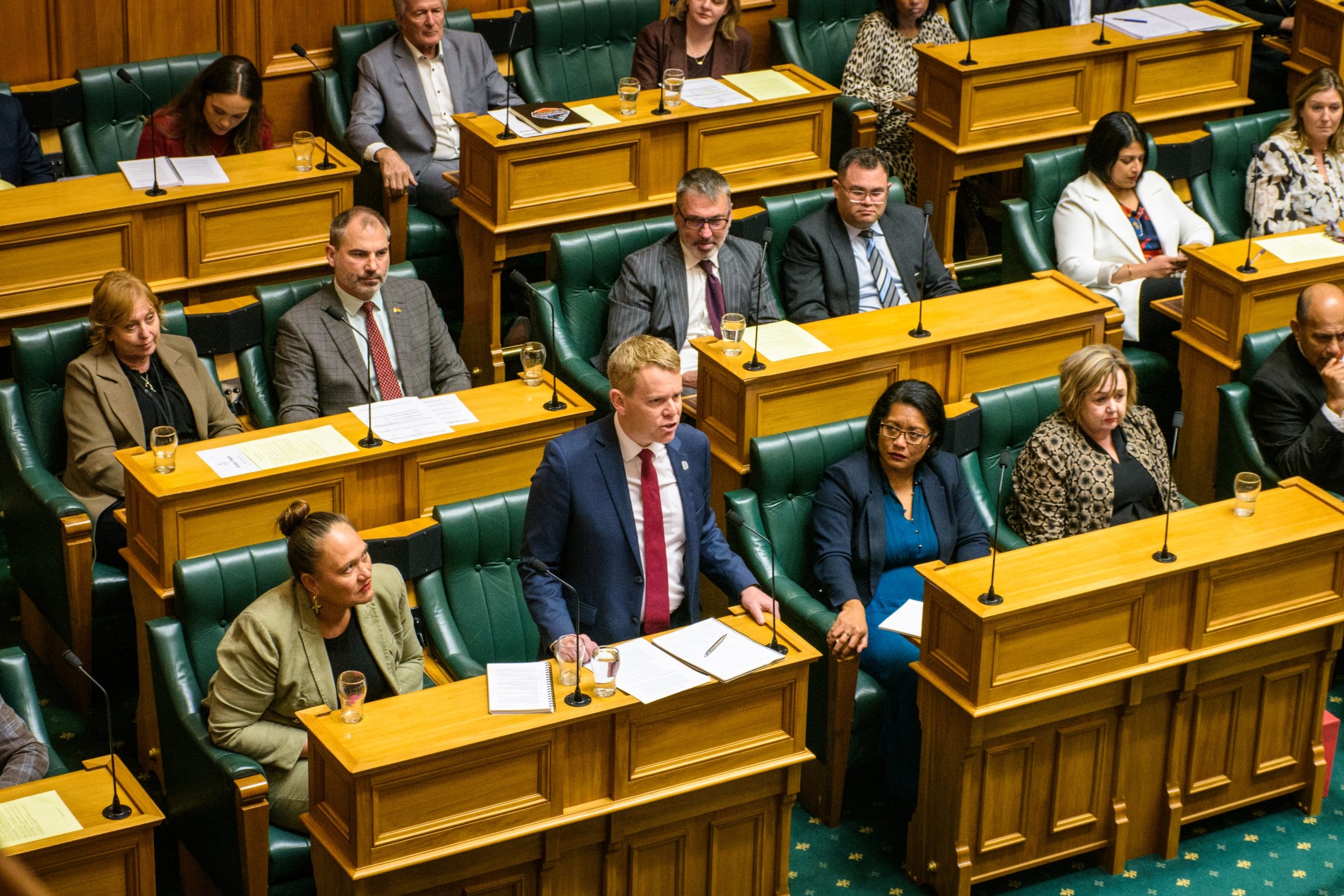In full: Collins and Hipkins on Te Pāti Māori punishment