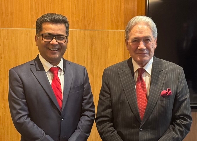 Peters jokes about visiting Indian minister's name