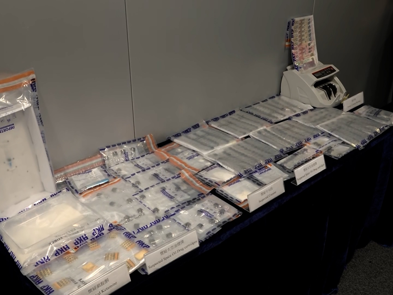 99 busted as raids bring HK$110m haul of drugs