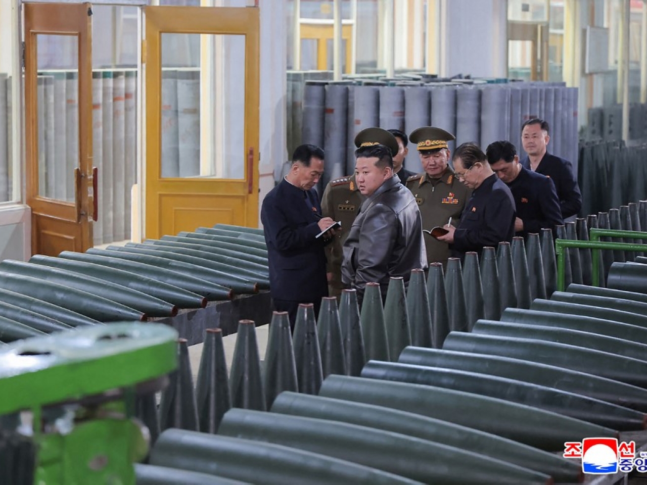 Kim pushes for production leap in artillery shells