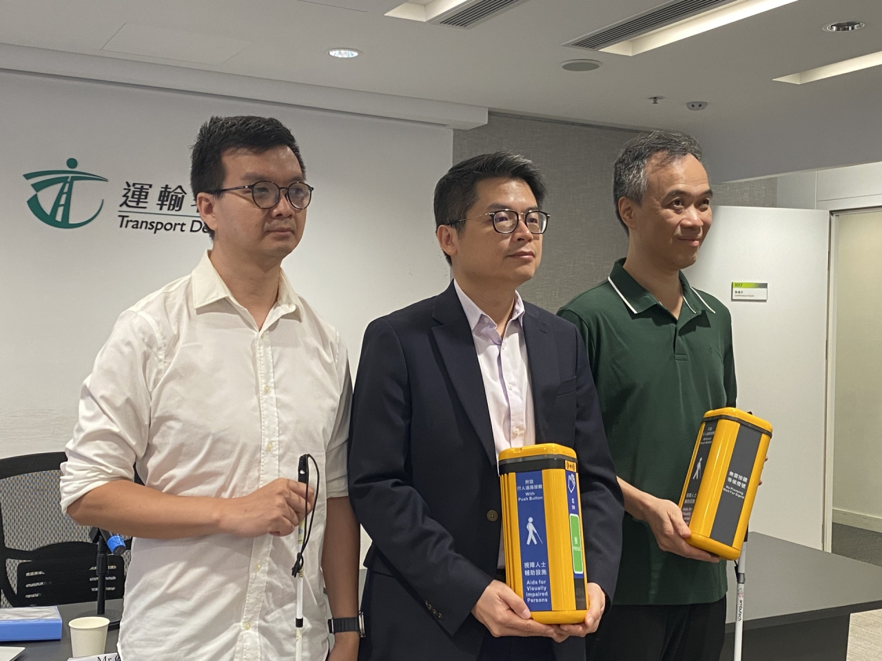 Visually impaired to walk to new beep at crossings