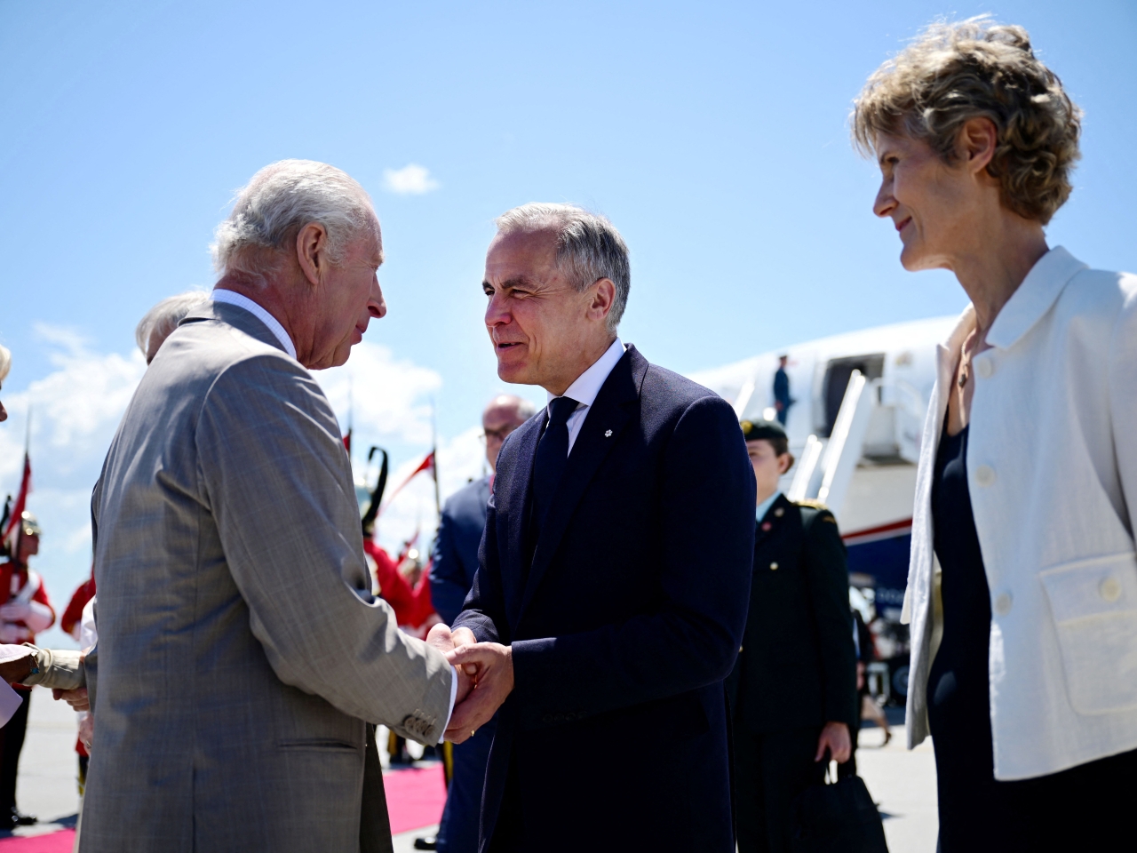 King Charles arrives in Canada to open Parliament