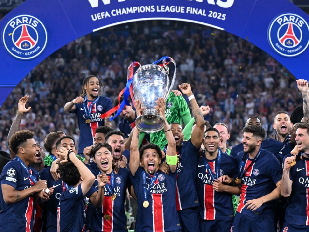 PSG thrash Inter Milan for first-ever Champions League