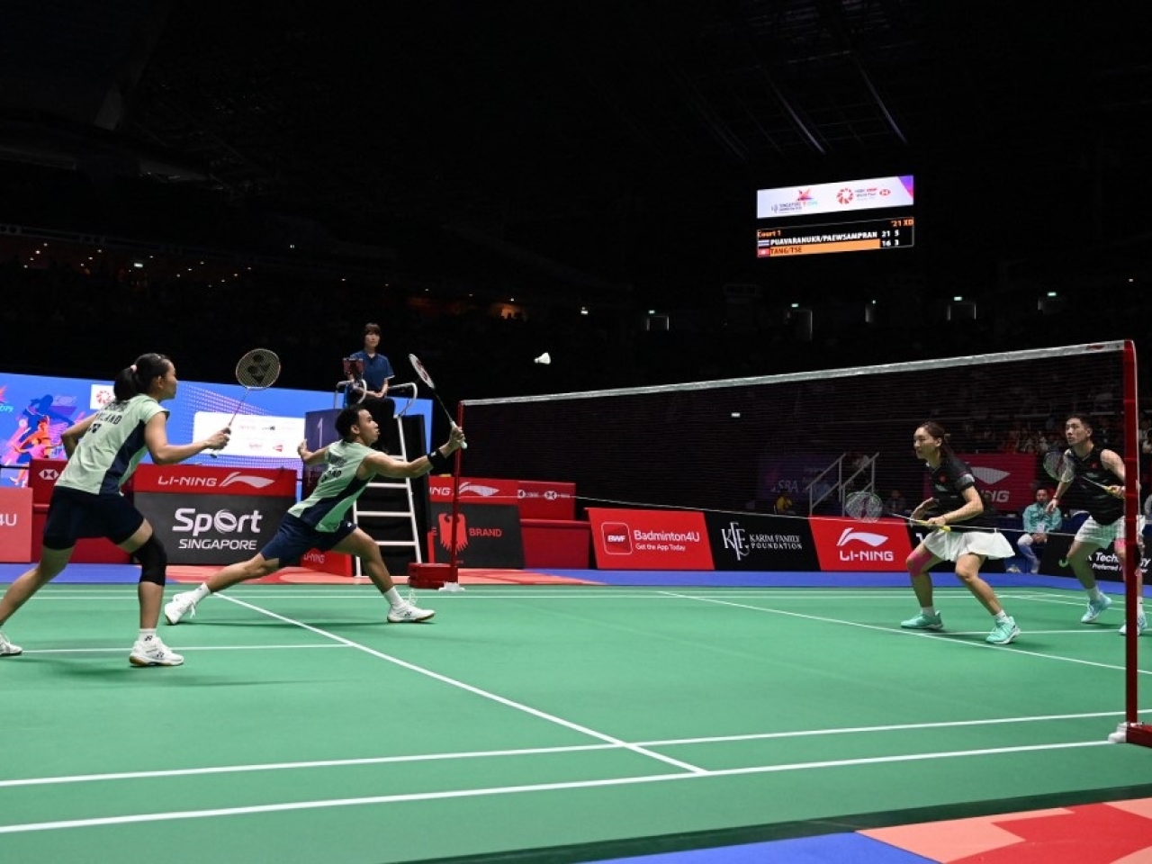 Star shuttlers Tang, Tse win silver at Singapore Open