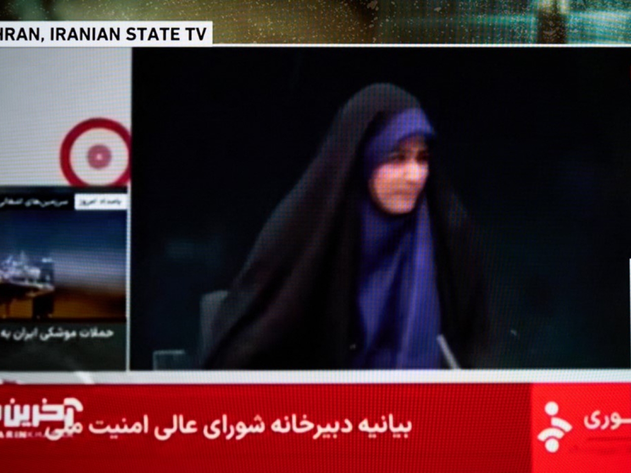 Iranian TV hit by Israeli strike during live broadcast