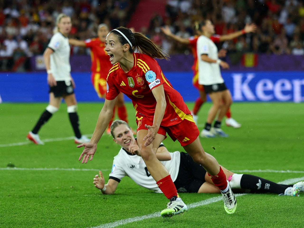 Spain sink Germany to reach Women's Euro final