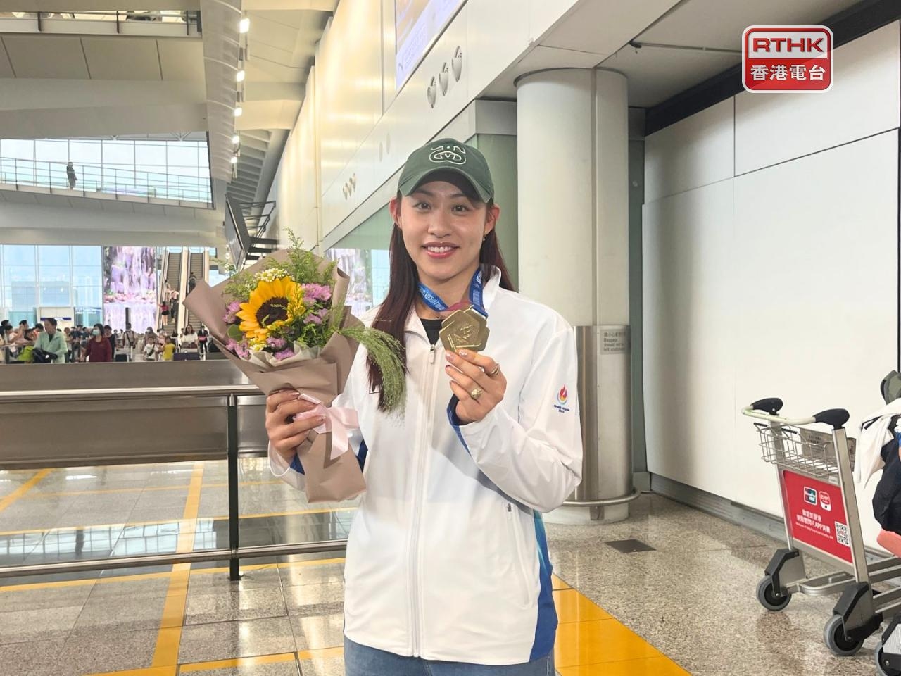Kaylin Hsieh says this is her best fencing season yet
