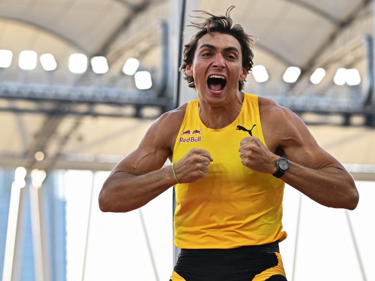 Duplantis sets new pole vault world record of 6.29m