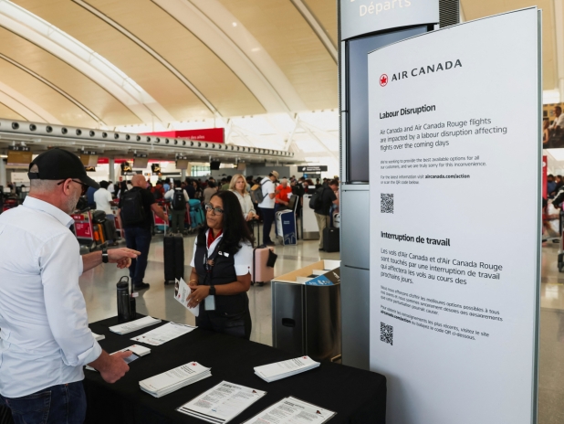 Air Canada strike begins as contract talks break down