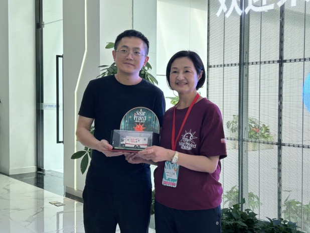 Solar Project trip sheds light on AI uses for students