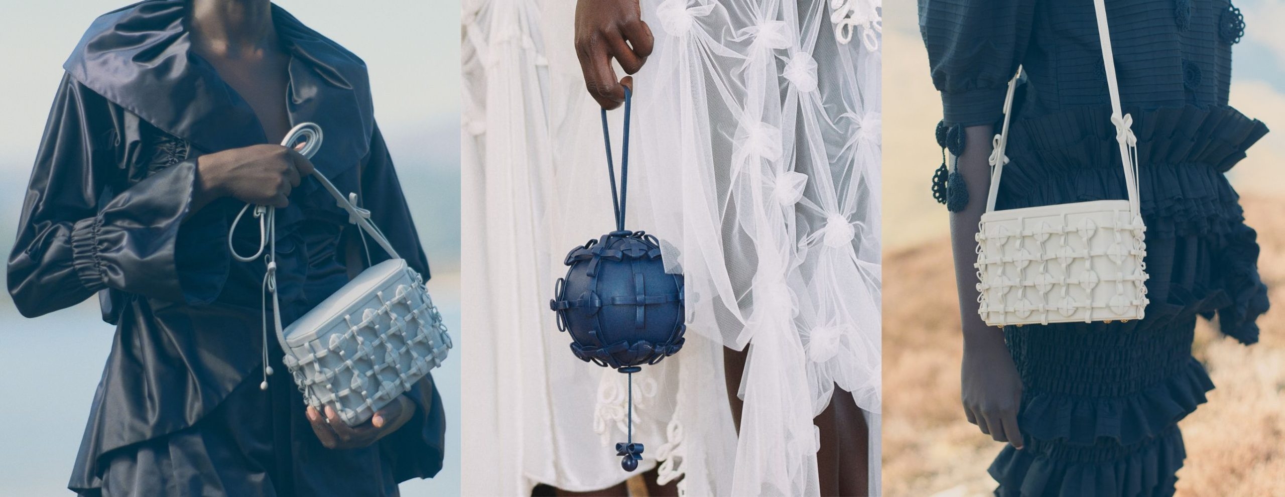 Polène collaborates with Róisín Pierce on two new intricate handbags