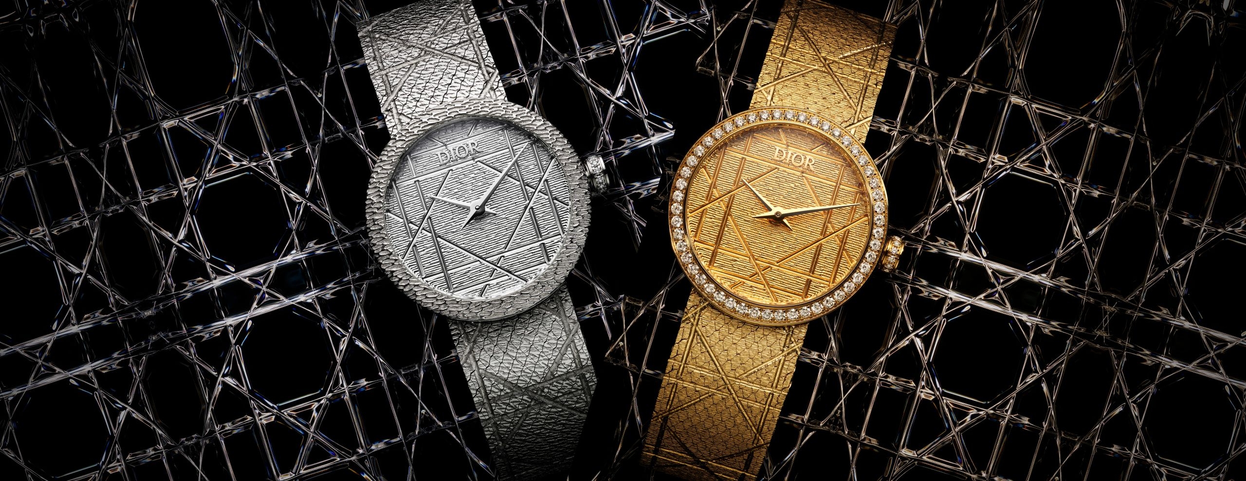 Dior reimagines La D de Dior jewel watch with a 19mm or 25mm mother-of-pearl dial