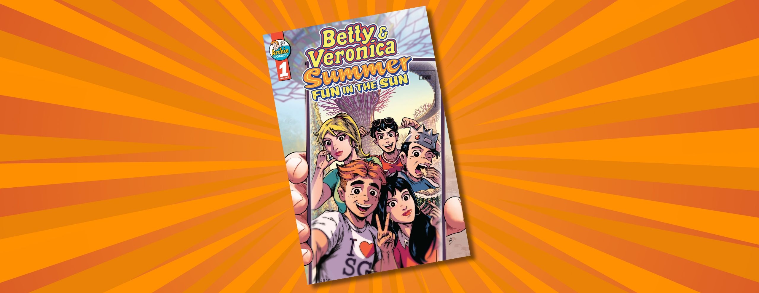 Singapore-based art studio Chiral Comics collabs with Archie Comics Publications for exclusive SG60 cover