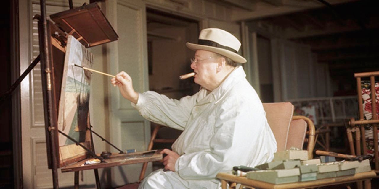 Winston Churchill's Palliative Painting