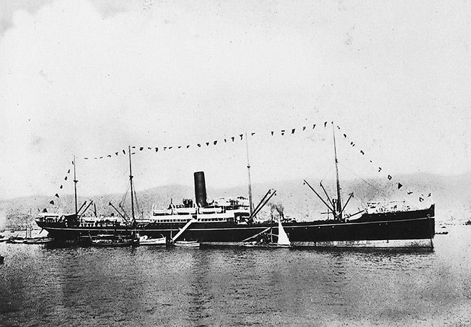 Search starts in Japanese ship sunk by Russians in war in 1904