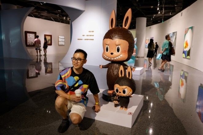 Labubu human-sized figure sells for over $150,000 at Beijing auction