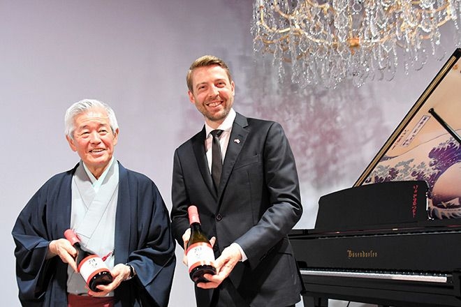 A boozy waltz: Sake brewed to world-class orchestral track