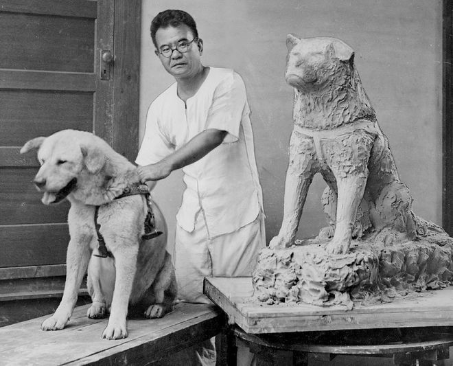 VOX POPULI: Teru Ando, the original sculptor of Hachiko who died in air raid