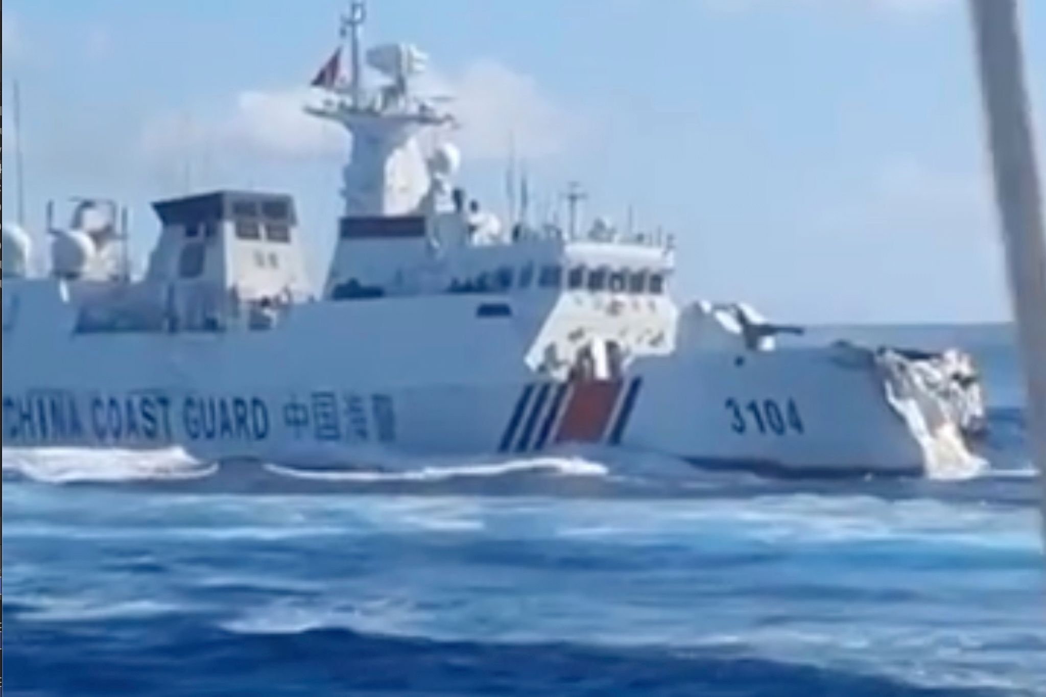 Philippines blames China for ship collision in disputed South China Sea
