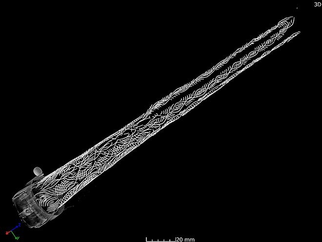 Intricate design found on ancient spear likely used in Yamato ritual