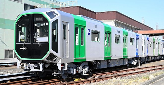 Urban trains sport artful faces to promote railway lines