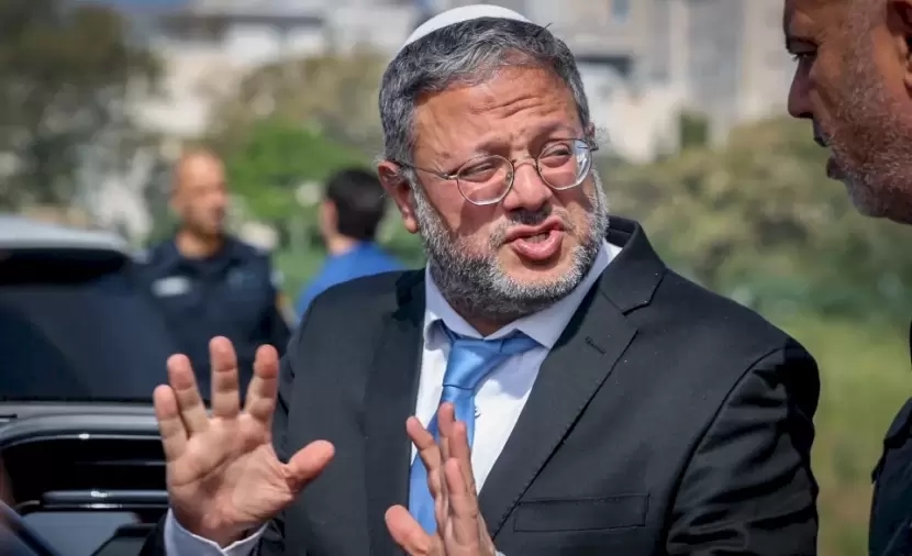 بن غفير يطالب باتخاذ خطوات فورية لإسقاط السلطة الفلسطينية