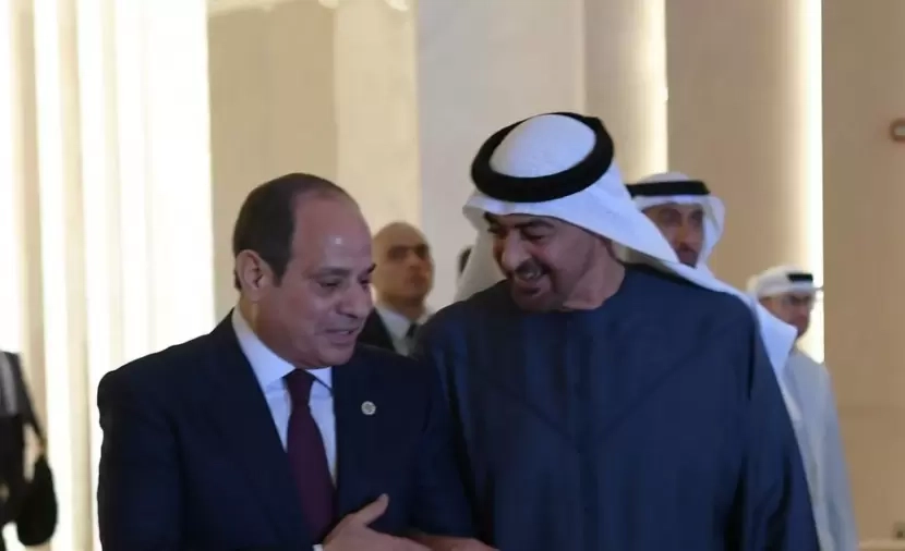 السيسي وابن زايد يؤكدان أهمية الوقف الفوري لإطلاق النار في غزة وتبادل الأسرى
