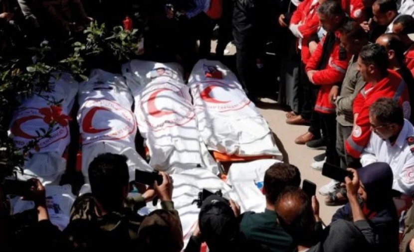 الهلال الأحمر الفلسطيني يطالب بحماية الأطقم الطبية في غزة