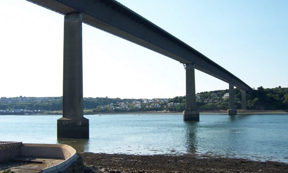 Pembroke Dock driver crashes into queue of traffic on Cleddau Bridge