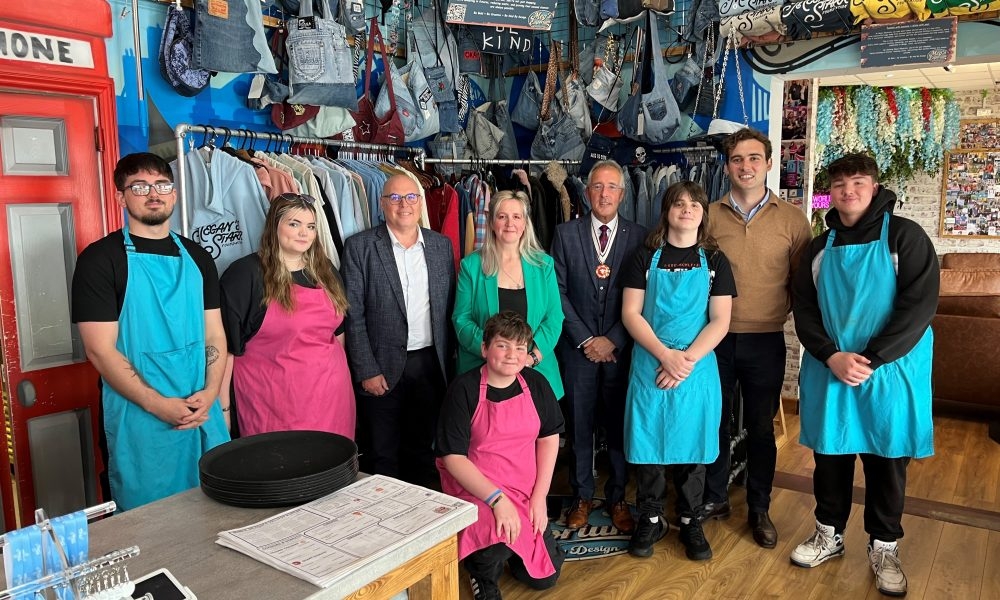Politicians attend opening of The Dizzy Bear in Milford Haven