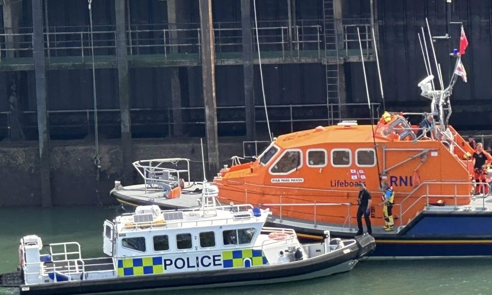 Fisherman dies after being pulled from sea one mile off Milford Haven
